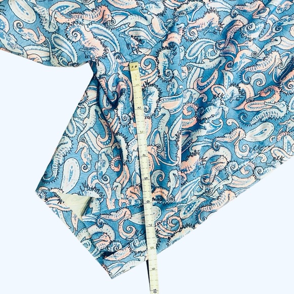 Peter Millar Swimsuit Seahorse Paisley Boy's Youth Swim Trunk Large (11-12) - Picture 10 of 10